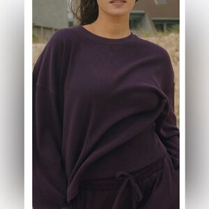Daily Drills thermal sporty top M/L in Plum